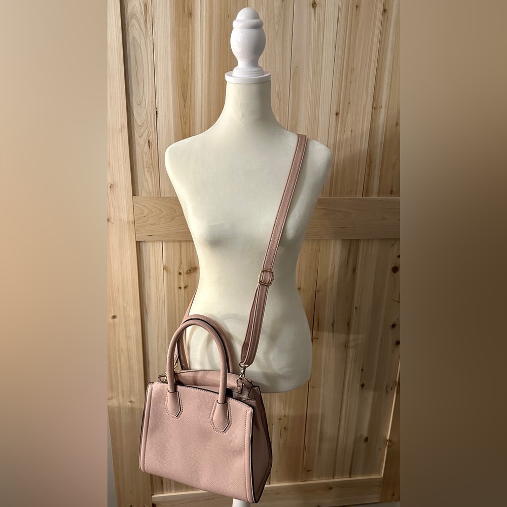 Blush pink Aldo crossbody satchel